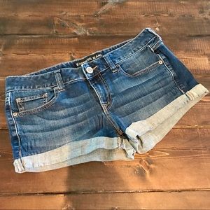 Express brand denim shorts